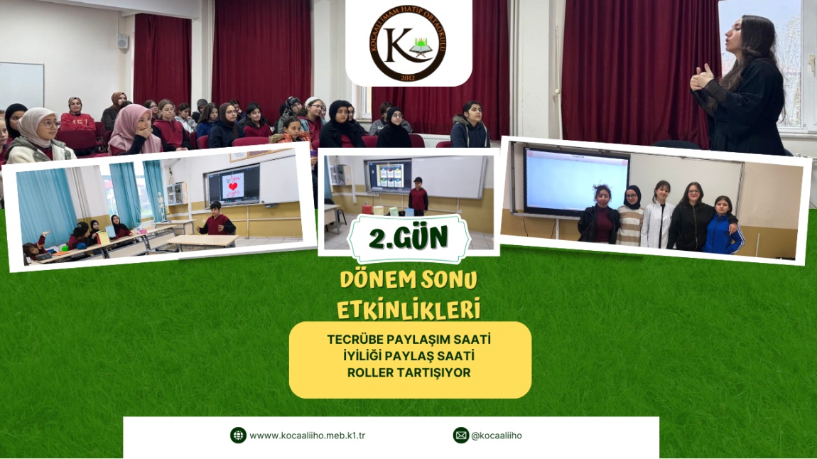 Dönem Sonu 2.Gün Etkinliklerimiz Yine Çok Eğlenceliydi