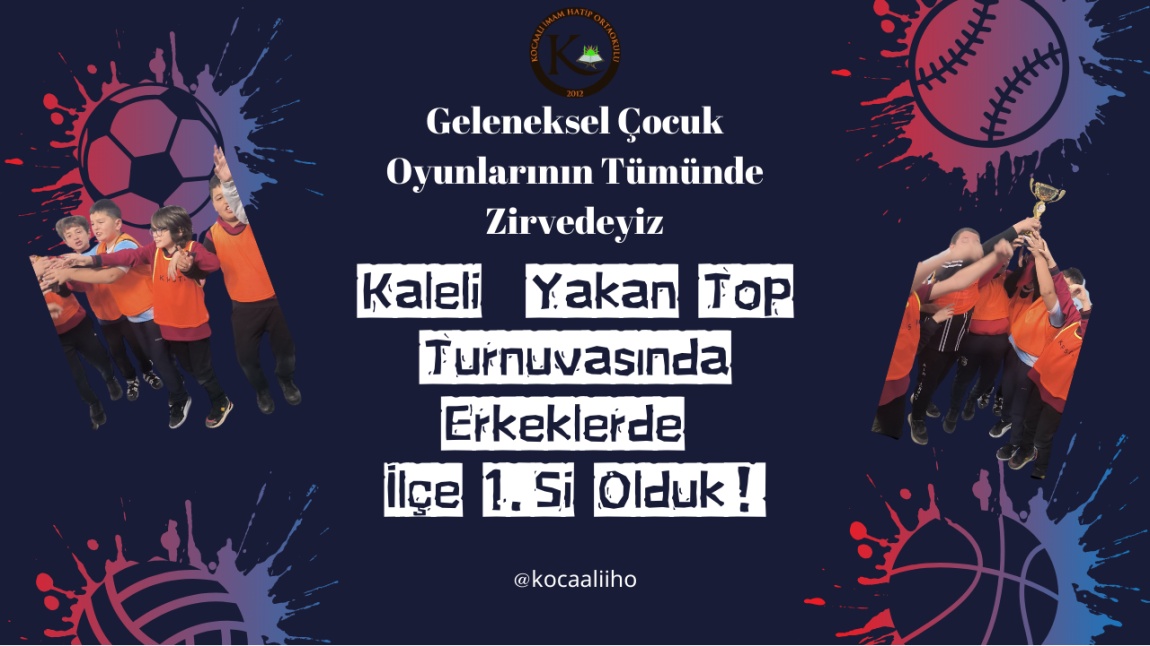 Kaleli Yakan Top Erkeklerde İlçe 1.Si Olduk