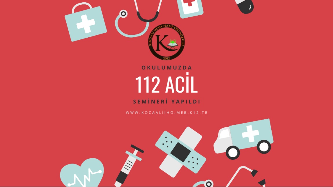 Okulumuzda 112 Acil Semineri Yapıldı
