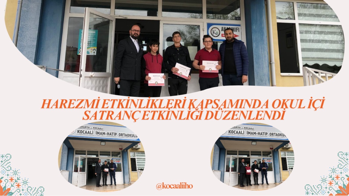 Harezmi Etkinlikleri Kapsamında Okul İçi Satranç Etkinliği Düzenlendi