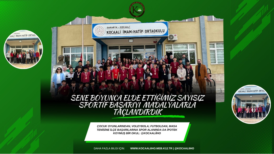 Sene Boyunca Elde Ettiğimiz Sayısız Sportif Başarıyı Madalyalarla Taçlandırdık